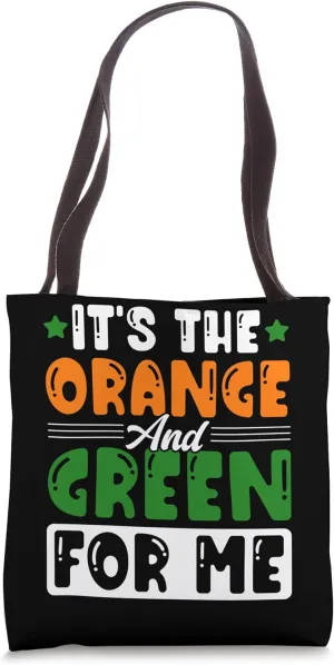 HBCU Orange And Green Educated Historically Black College Tote Bag