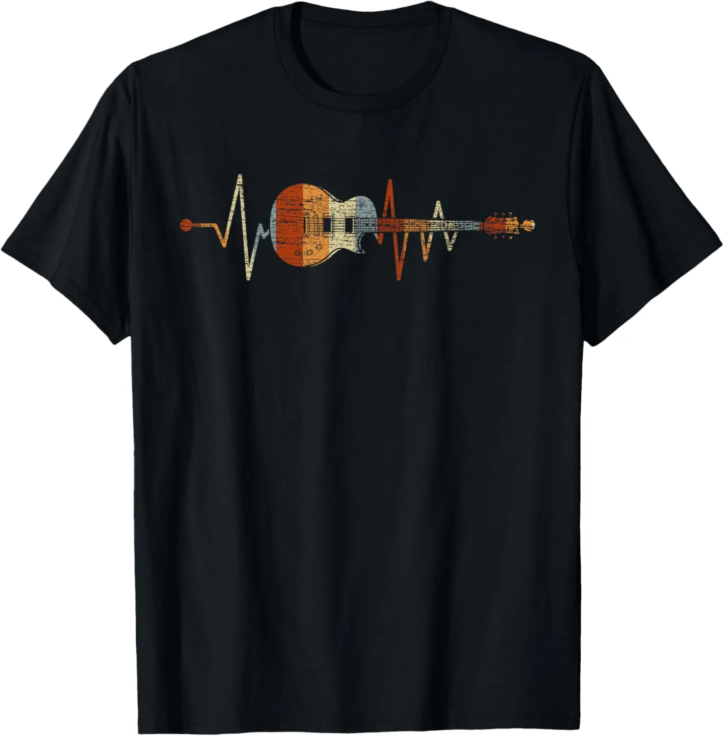 Heartbeat Guitarist Guitar T-Shirt