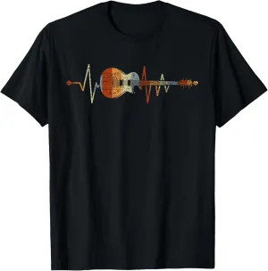Heartbeat Guitarist Guitar T-Shirt