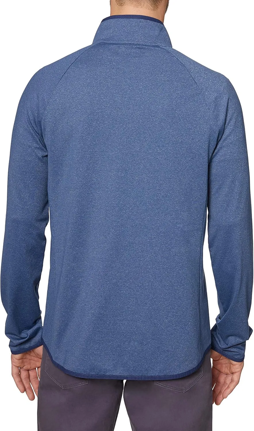 Hickey Freeman Men's Tech Melange Full Zip