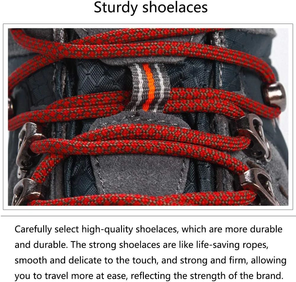 High-top Wear-Resistant Hiking Shoes, Non-Slip Outdoor Men's Shoes, Non-Slip and Breathable, Suitable for Outdoor Hiking (Orange 46)