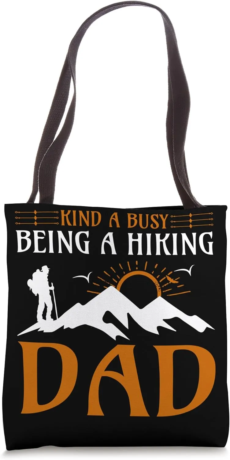Hiking Saying, Mountain Lines, Alps Motif, Hiking. Tote Bag