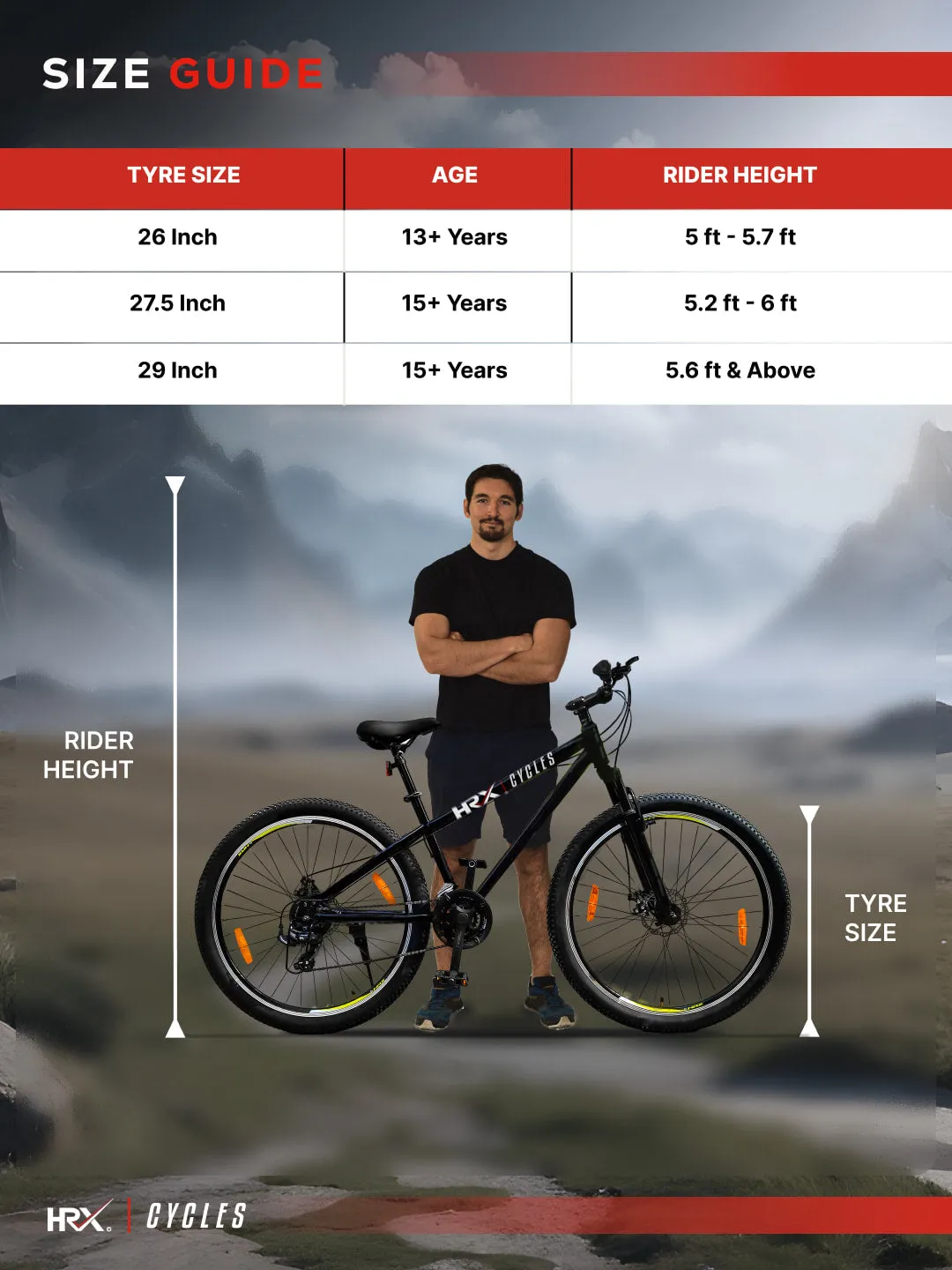 HRX Cycles by Hrithik Roshan GENZ26TWHITE Steel Single Speed 26 inch Mountain Cycle, White, Free Trainer Sessions and Cycling Event