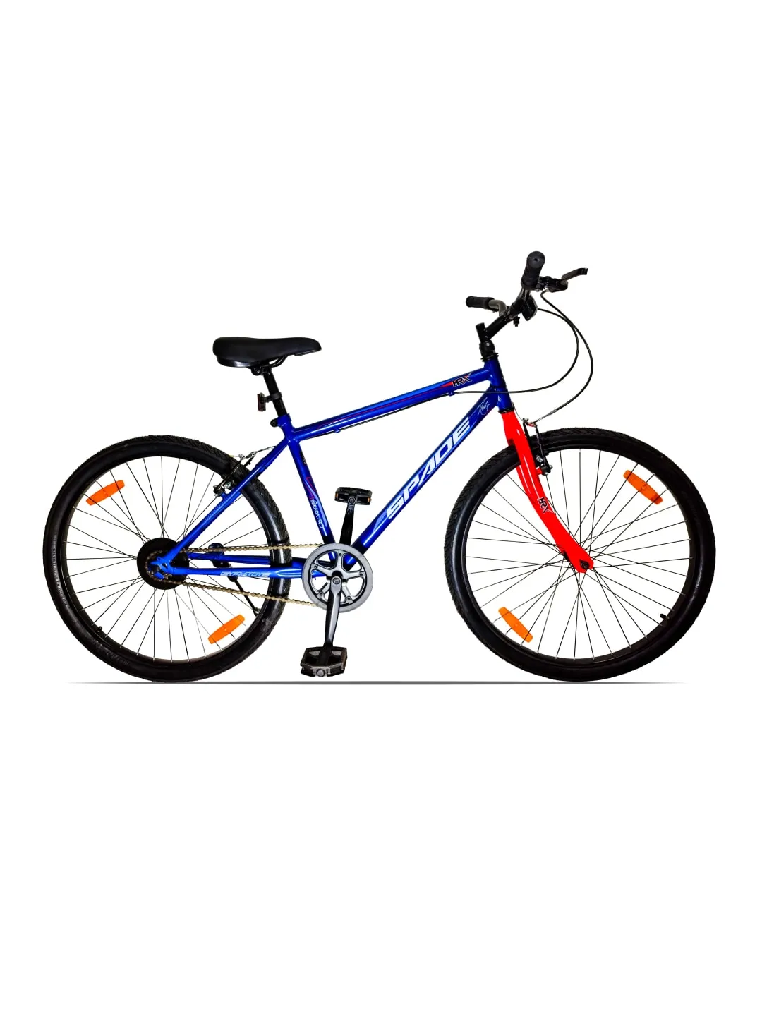 HRX Cycles by Hrithik Roshan SPADE26TBLUE Steel Single Speed 26 inch City Bike, Blue, Free Trainer Sessions and Cycling Event