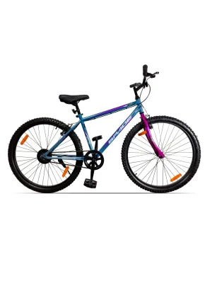 HRX Cycles by Hrithik Roshan SPADE27TGREY Steel Single Speed 27.5 inch City Bike, Grey, Free Trainer Sessions and Cycling Event