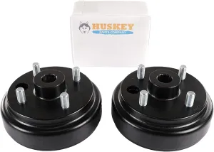 Huskey EZ-GO Golf Cart Brake Drum for Cycle Gas (82-93) & Electric TXT 82  / Set of 2