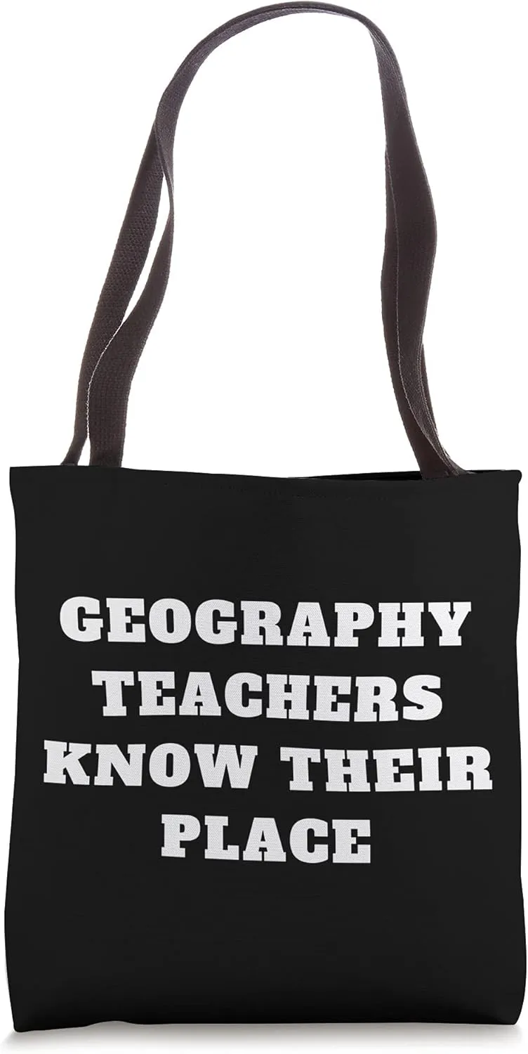 I Love Geography World Map Geography Quotes Tote Bag