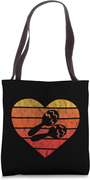 I Love Maracas Rattles Salsa Brazil Cuba Son Samba Tote Bag