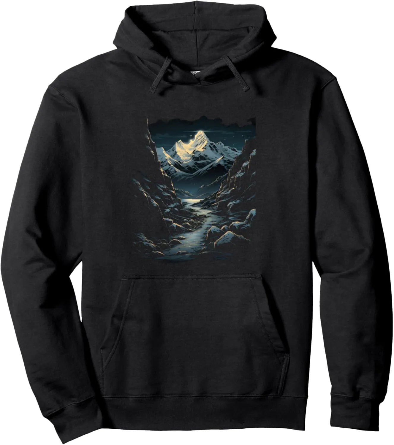 Ice Climbing Ice Snow Climber Frozen Rock Mountain Pullover Hoodie