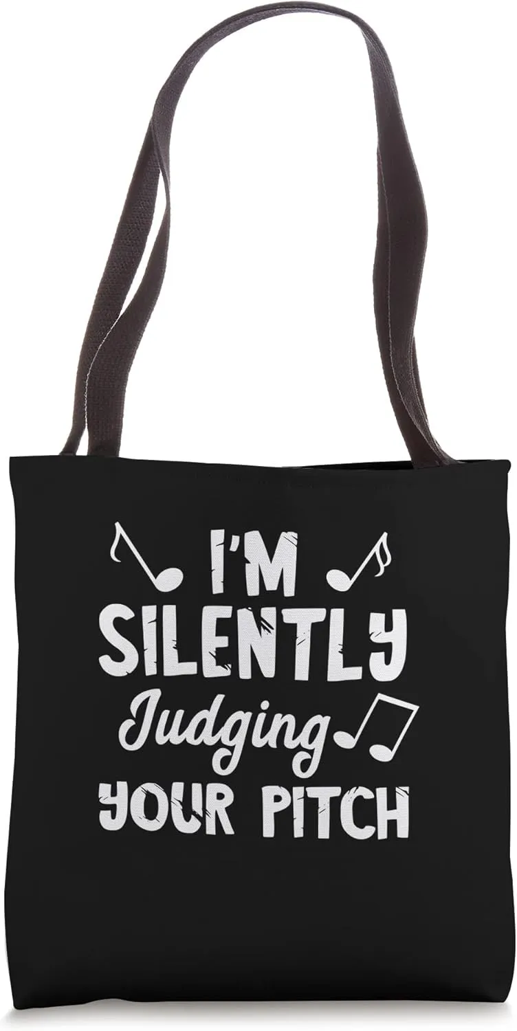 I'm Silently Judging Opera Singer Show Choir Opera Voice Tote Bag