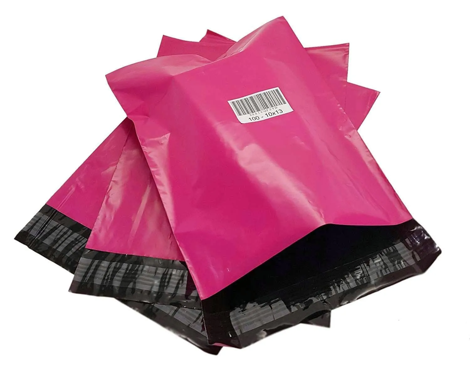 iMBAPrice 10x13 Inch 500-Pack Hot Pink Color Poly Mailers Shipping Envelopes Bags, Strong Adhesive Shipping and Packing Bags for Clothing, Waterproof and Tear-Proof Shipping Envelopes