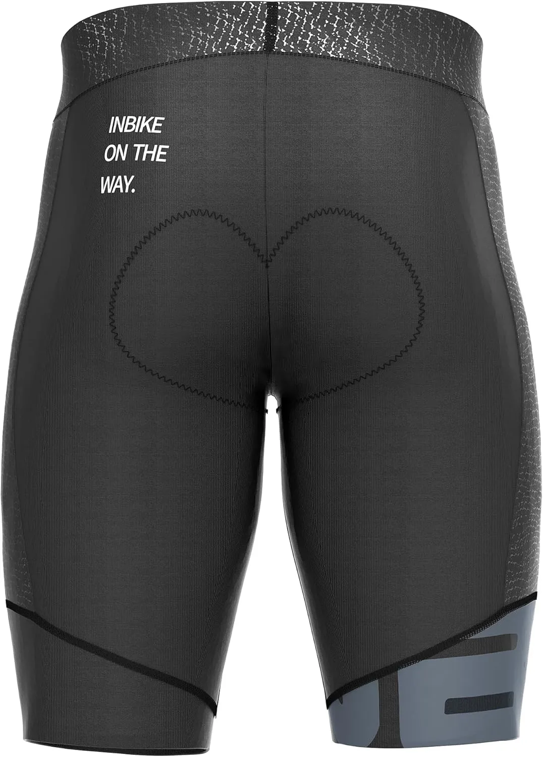 INBIKE Men's Padded Cycling Shorts High Elastic Wrinkle Resistant Breathable Cycling Tights