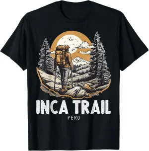 Inca Trail Peru Hiking Trail Souvenir Nature Fan T-Shirt