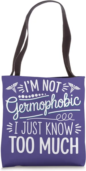 Infection Control Disinfect Germs Infection Control Nurse Tote Bag