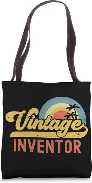 Inventor Vintage Sunset Profession Retro Job Title Tote Bag
