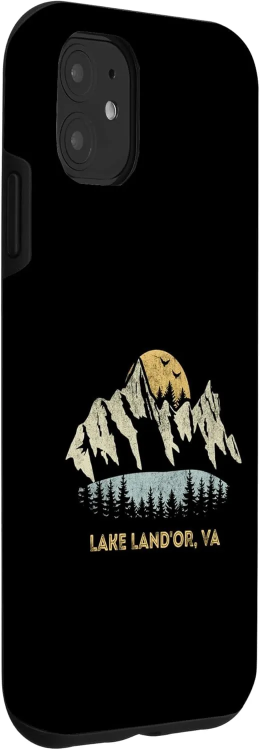 iPhone 11 Lake Land'Or Virginia Mountain Sunset Sunrise VA Case