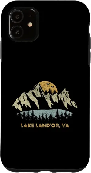 iPhone 11 Lake Land'Or Virginia Mountain Sunset Sunrise VA Case