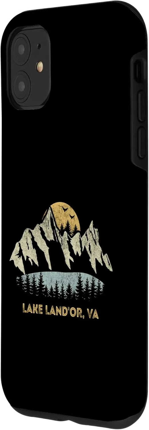 iPhone 11 Lake Land'Or Virginia Mountain Sunset Sunrise VA Case