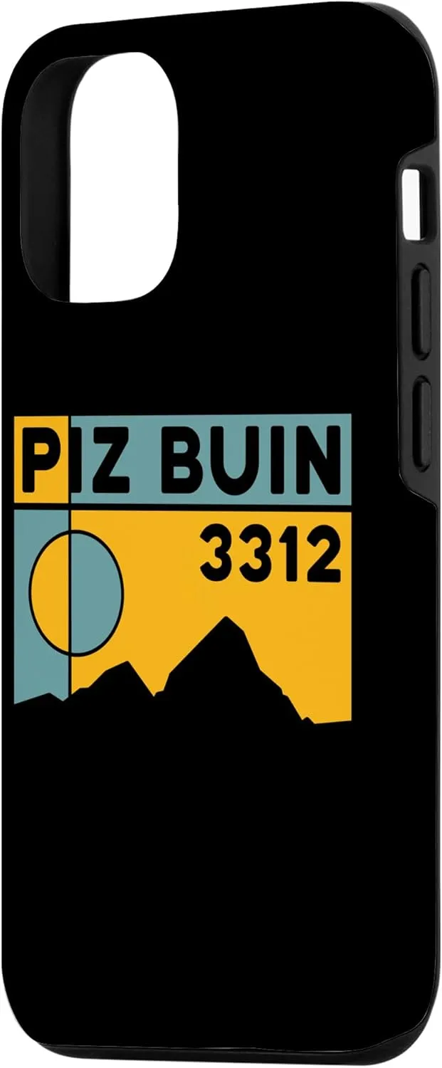 iPhone 14 Pro Mount Piz Buin Hike Swiss Austrian Climbing Hiking Gifts Case