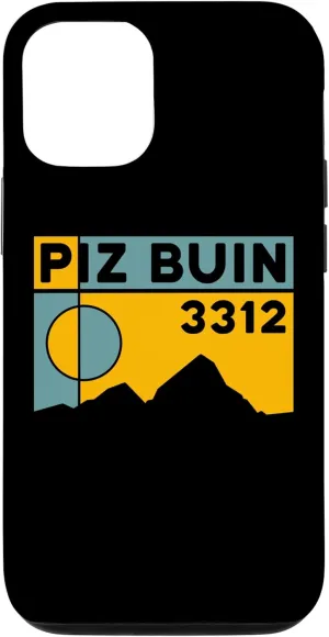 iPhone 14 Pro Mount Piz Buin Hike Swiss Austrian Climbing Hiking Gifts Case