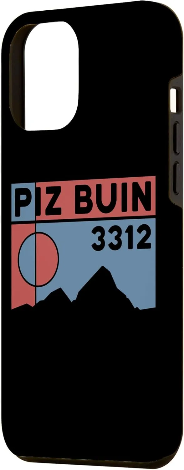 iPhone 15 Plus Mount Piz Buin Hike Swiss Austrian Climbing Hiking Gifts Case