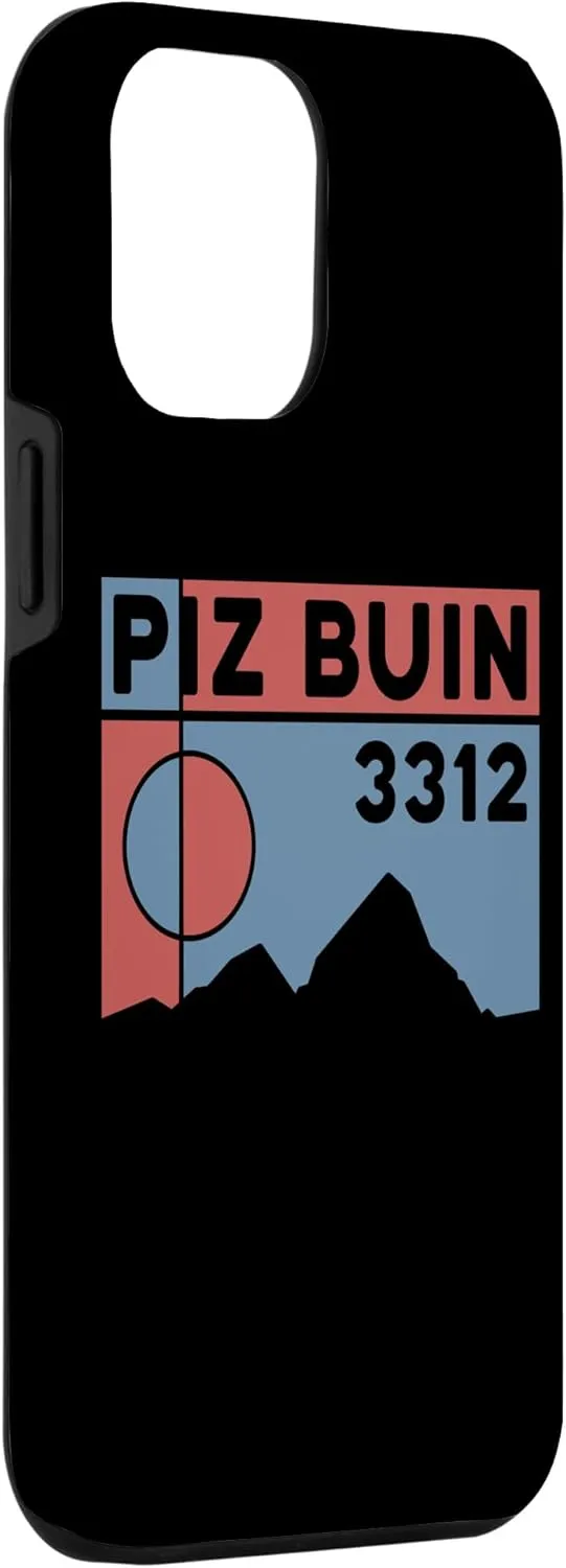 iPhone 15 Plus Mount Piz Buin Hike Swiss Austrian Climbing Hiking Gifts Case