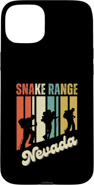 iPhone 15 Plus Snake Range Hiking Retro Mountain Climbing Adventure Hiker Case