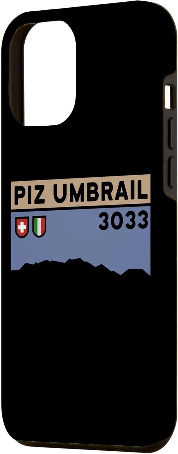 iPhone 15 Pro Max Hike Mount Piz Umbrail Swiss Italian Climbing Hiking Gifts Case