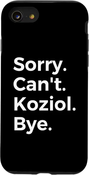 iPhone SE (2020) / 7 / 8 Sorry Can't Koziol Bye Musical Instrument Music Musical Case