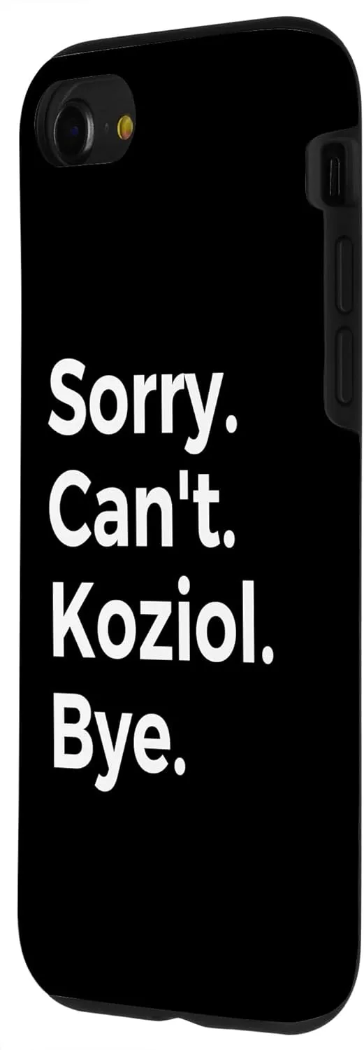 iPhone SE (2020) / 7 / 8 Sorry Can't Koziol Bye Musical Instrument Music Musical Case