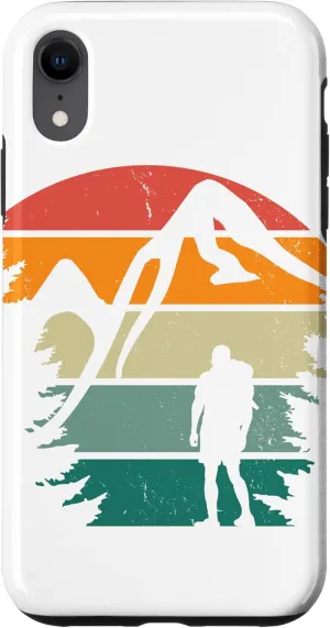 iPhone XR Mountains, forest, hiking, climbing, sports, nature, outdoor, gift idea Case