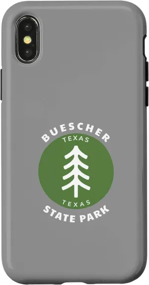 iPhone X/XS Buescher State Park Texas TX Tree Vacation Souvenir Case