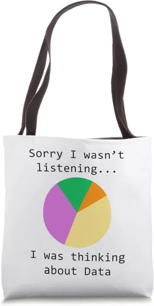 Ironic Saying Data Science Geek Statistics Tote Bag