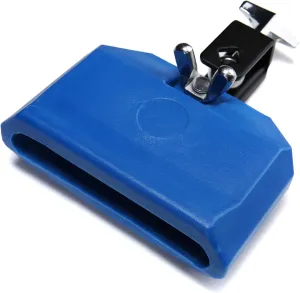 Jam Block, Blue Musical Percussion Block, Latin Drum Instrument, Plastic
