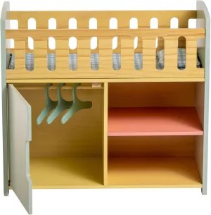 JC Toys Parfait Collection | Deluxe Wooden Doll Toy Bed with Storage Accessories | for Dolls and Stuffed Animals up to 20" | Ages 3  | Twiggly Toys