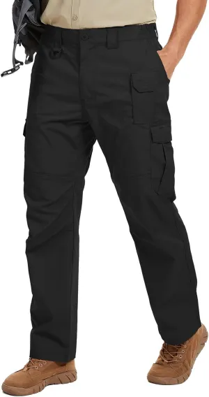 Jessie Kidden Men's Flex Stretch Tactical Pants, Water Resistant Ripstop Cargo Pants Lightweight BDU Outdoor Work Hiking