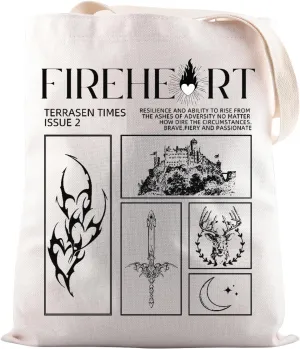 JNIAP Fantasy Novel Gift TOG Fiction Fan Merch Literature Tote Bag