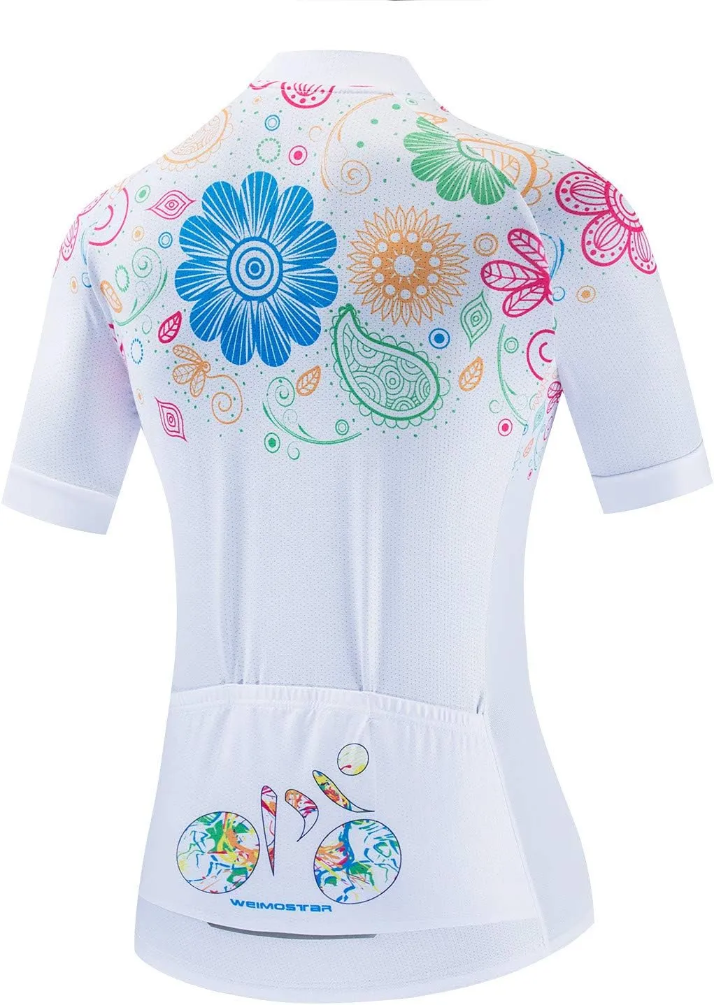 JPOJPO Womens Cycling Jersey,Bike Shirt Quick-Dry Breathable Reflective S-2XL Tops