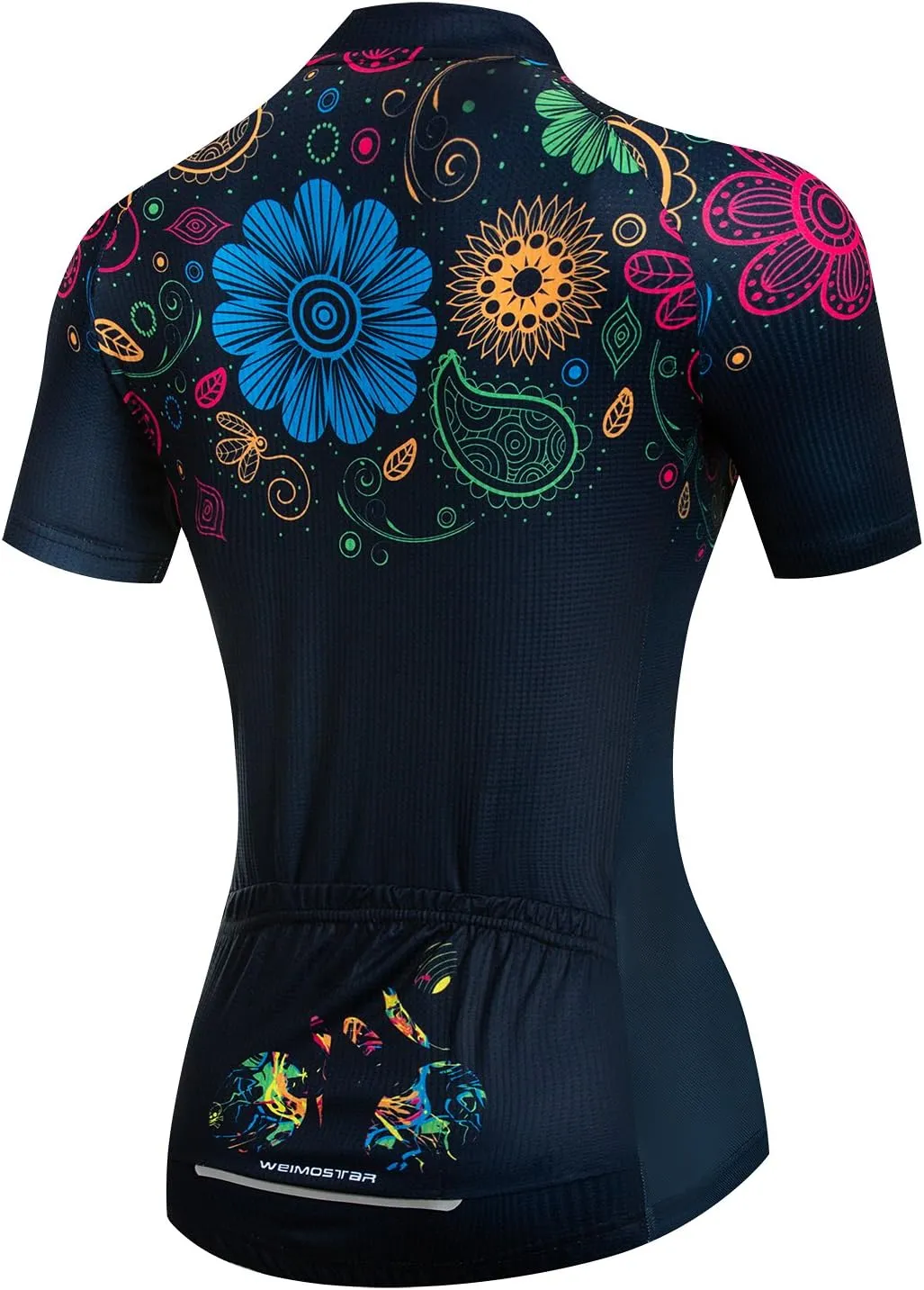 JPOJPO Womens Cycling Jersey,Bike Shirt Quick-Dry Breathable Reflective S-2XL Tops