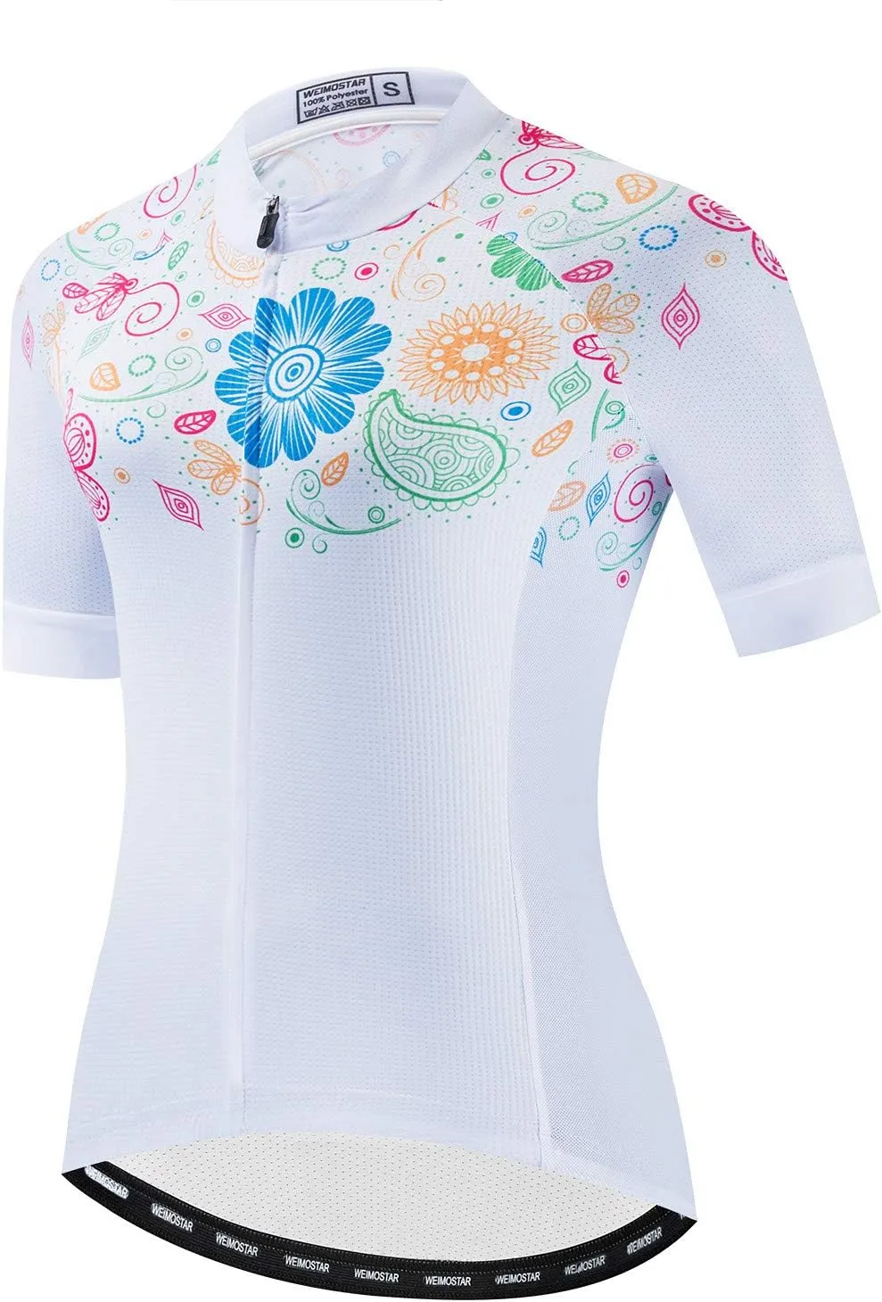 JPOJPO Womens Cycling Jersey,Bike Shirt Quick-Dry Breathable Reflective S-2XL Tops