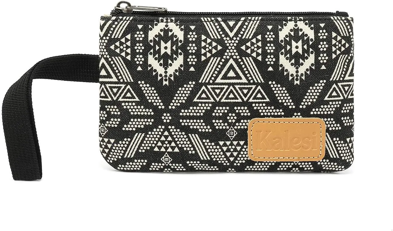 Kalesi Small Canvas Crossbody Bag and Purse Set for Girls and Women