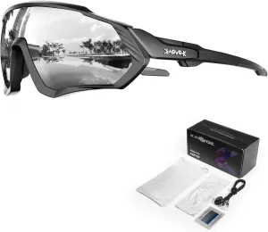 KAPVOE Cycling Glasses Men Women Polarized Sports Sunglasses With 1 Lens Or 5 Lenses MTB Mountain Bike Eyewear - K9408