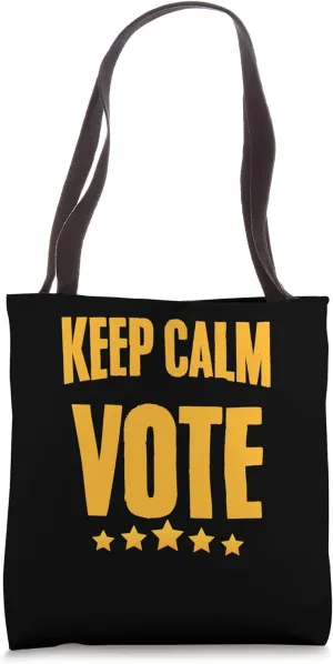 Keep Calm and Cast Your Vote Student Council Class President Tote Bag