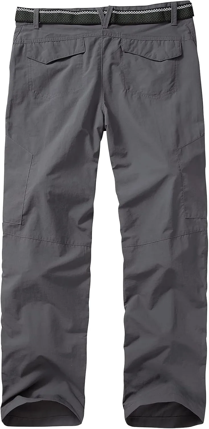 Kids' Cargo Pants, Youth Boys' Hiking Casual Outdoor Quick Dry Boy Scout Pants