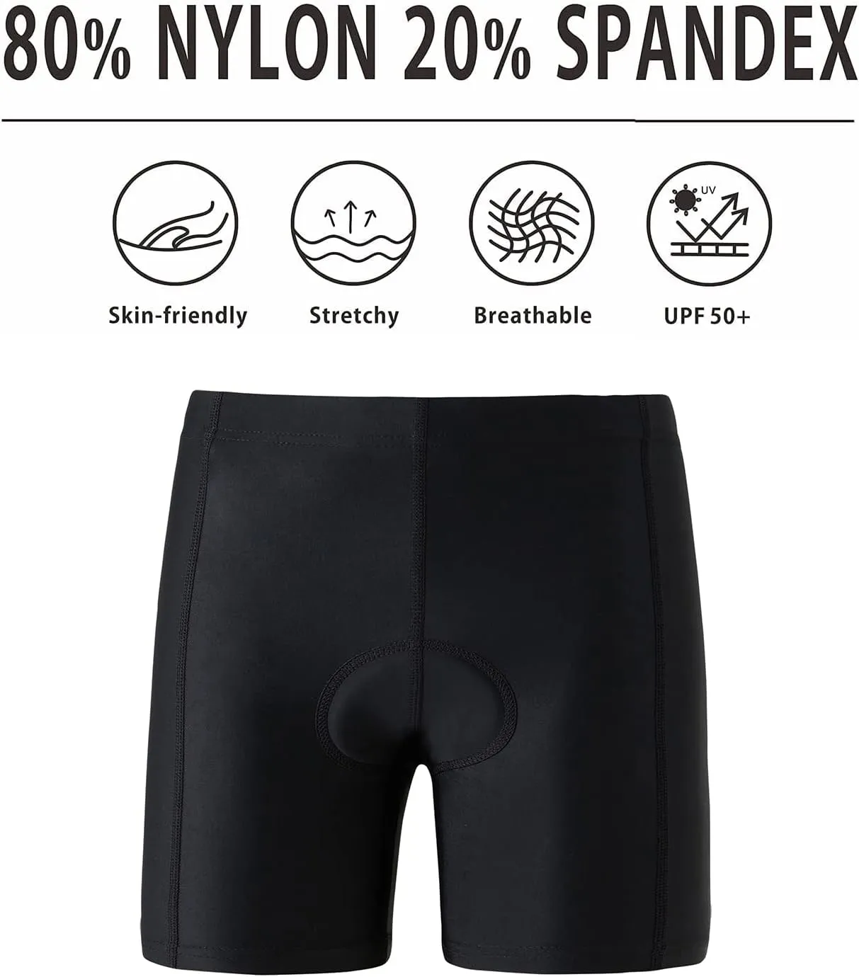 Kids Padded Bike Shorts Girls Cycling Biking Pants 3D Padding Bike Shorts for Boys