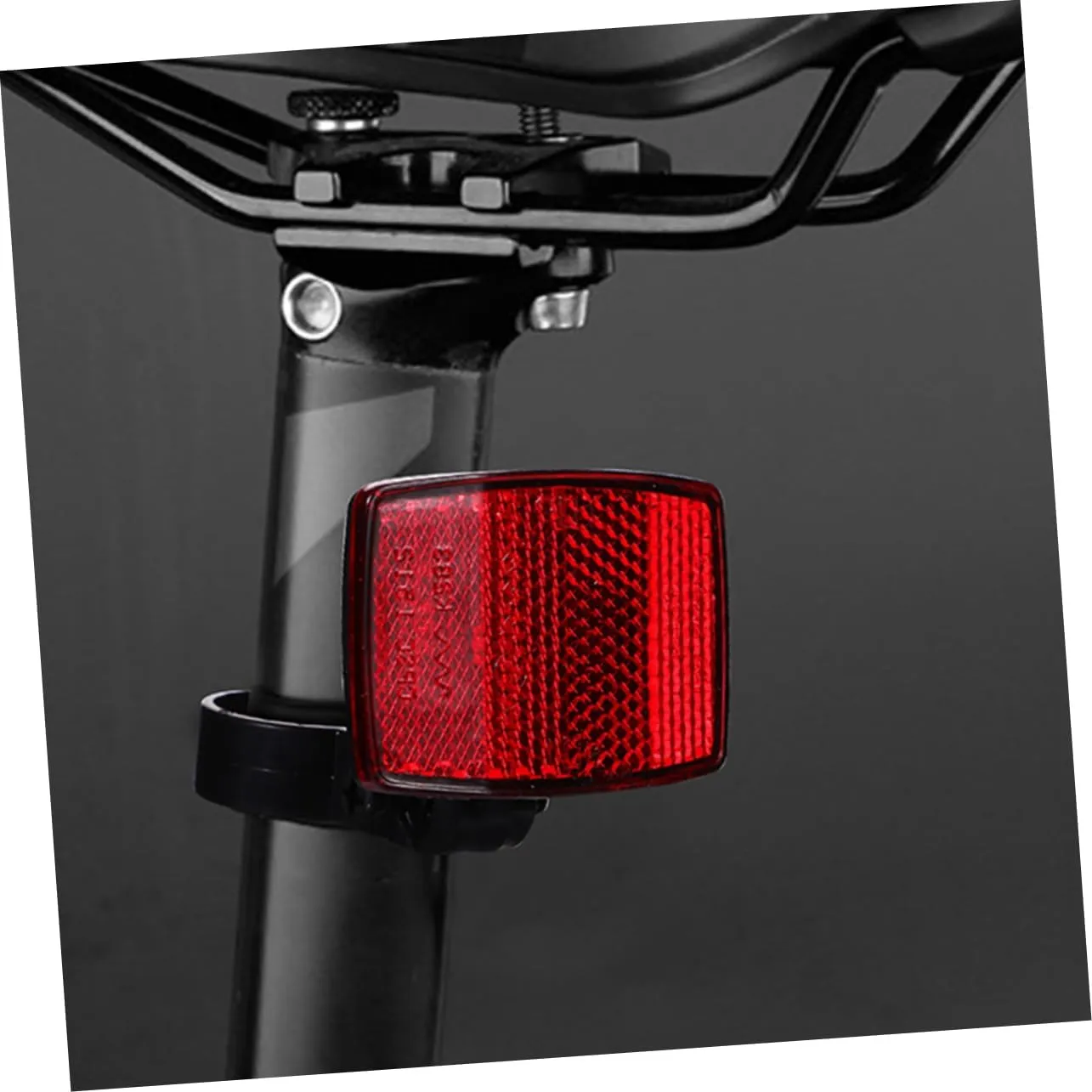 Kisangel Bike Reflectors Front Rear Reflective Lamp Accessories Lightweight Warning Reflectors for Enhanced Night