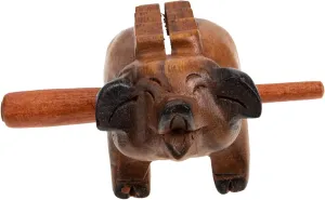 Kisangel Decorative Pig-Shaped Musical Toy Adornment for Boys and Girls Interactive Parent Plaything Musicality for Music Education