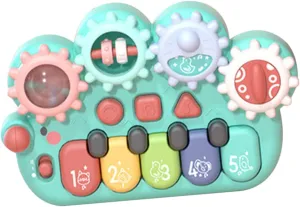 Kisangel Musical Instrument Adorable Plaything Sensory Musical Music Small Music Adorable Funny Animal Shaped Blue Plastic