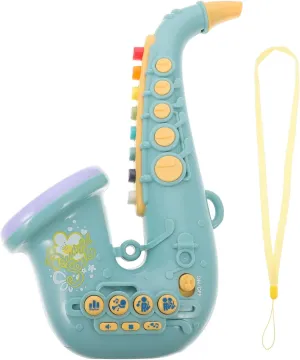 Kisangel Portable Boys and Girls Saxophone Toys Musical Instrument Toys for Boys and Girls Educational