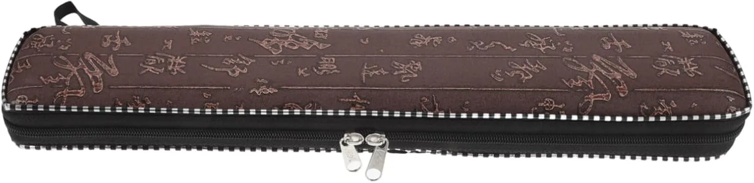 Kisangel Tidy Bamboo Flute Case Storage Large Capacity Bag for Wind Instruments